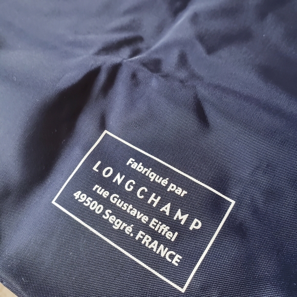 Longchamp Eiffel Tower Le Pliage Travel Bag - Navy - Picture 11 of 13